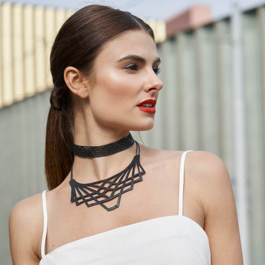 Vita Handmade Rubber Choker-0