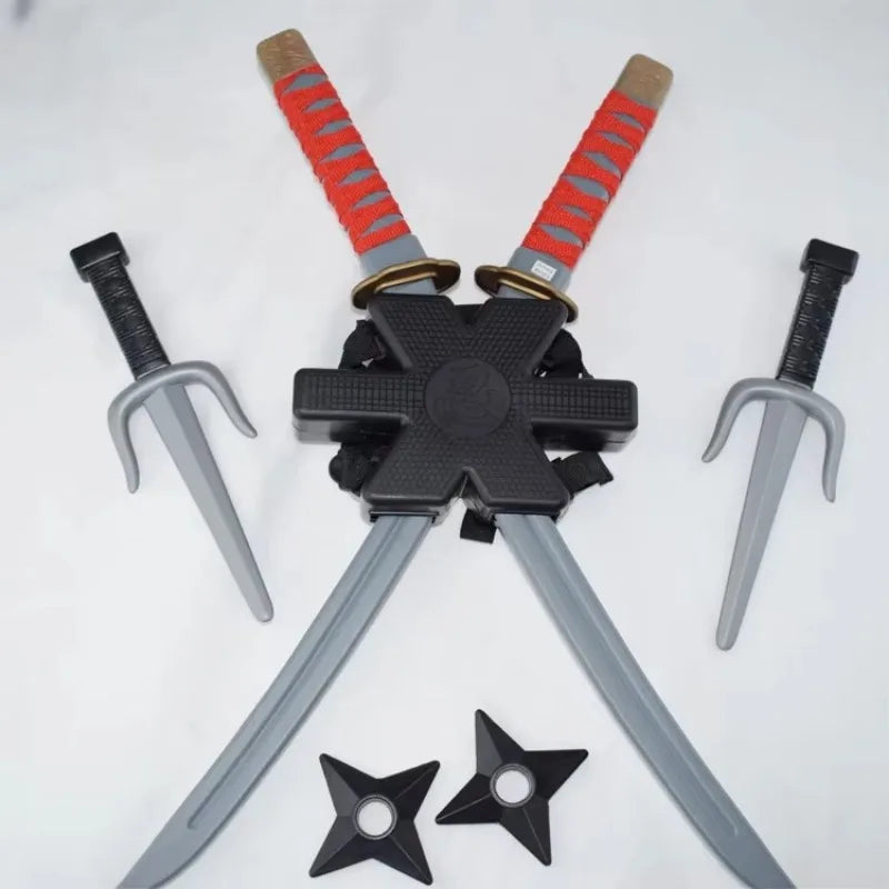 Halloween Samurai Ninja Sword Set 7 Pieces-2